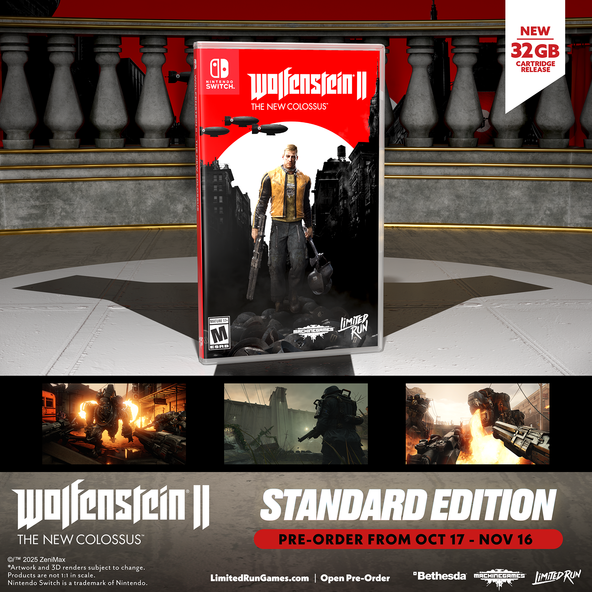 limited-run-switch-305-wolfenstein-ii-switch-spiel-standard-edition image 2