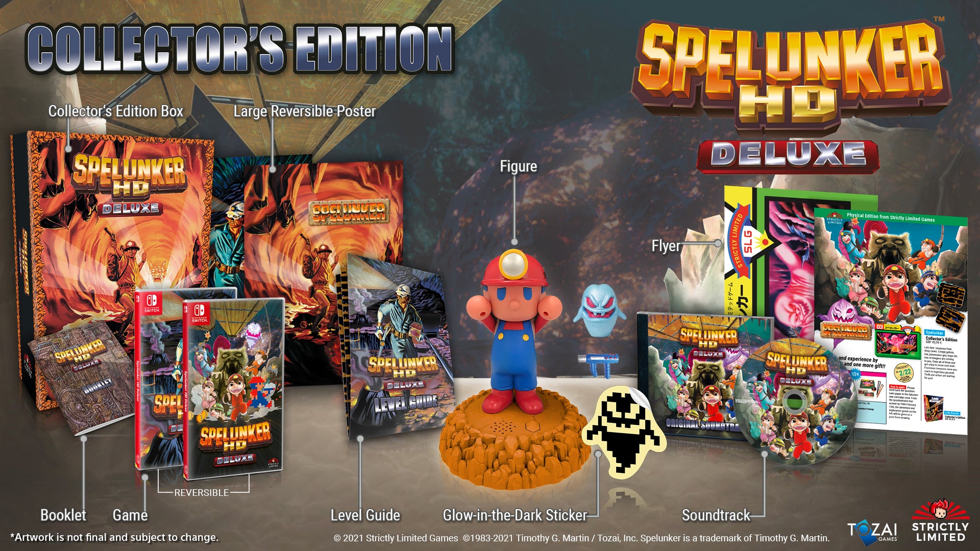 strictly-limited-spelunker-hd-deluxe-switch-spiel-collectors-edition image 2