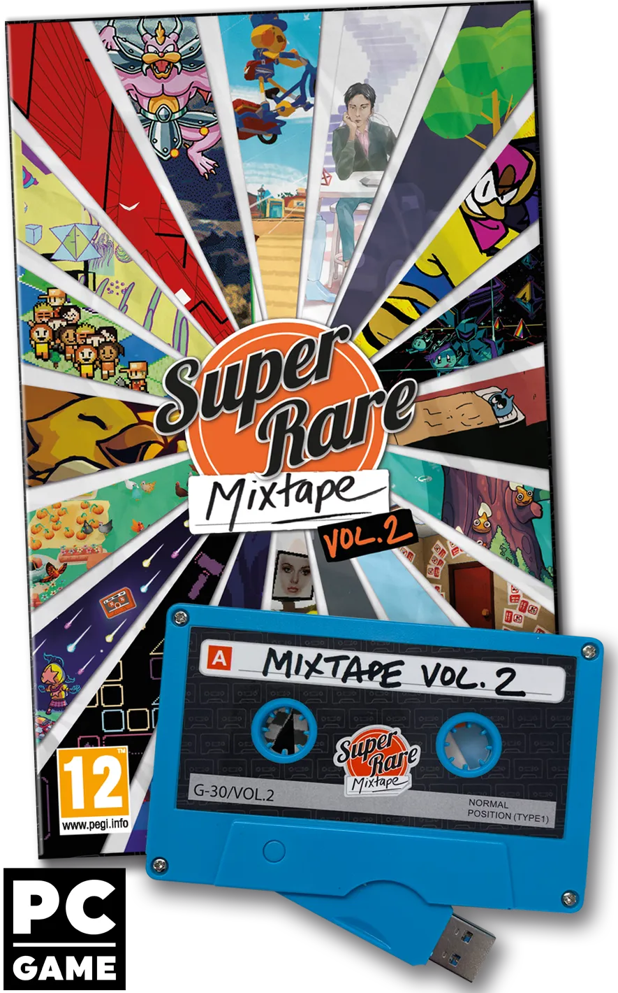 super-rare-games-mixtape-volume-2-usb-spielesammlung-30-spiele image 1
