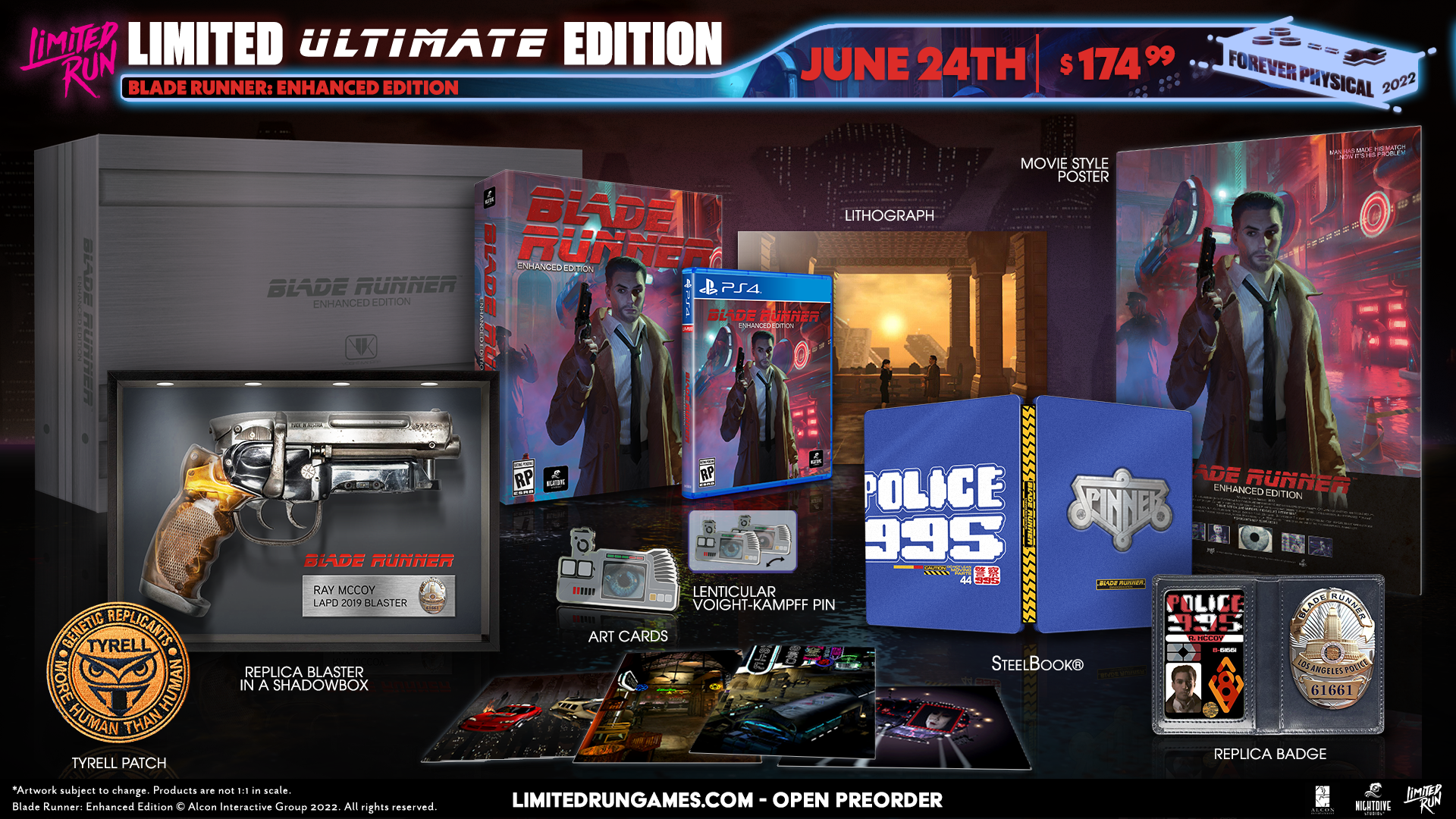 limited-run-466-blade-runner-ultimate-edition-ps4-sci-fi image 3