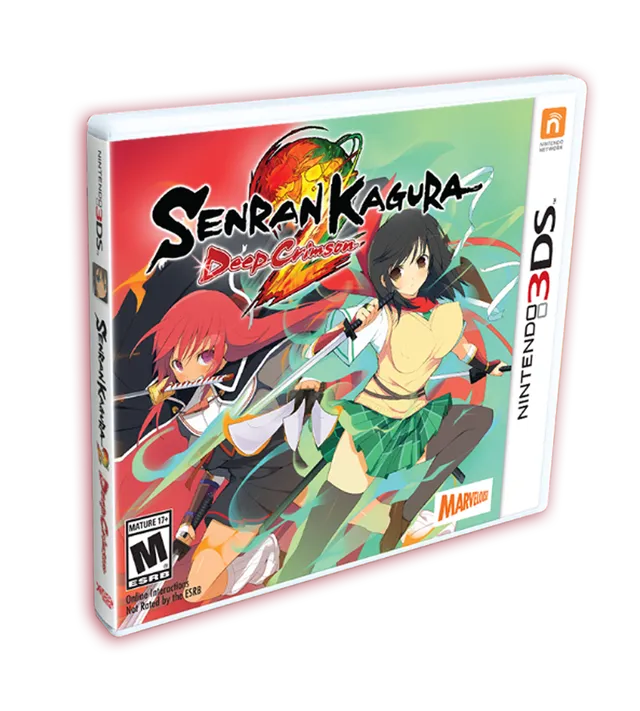 limited-run-senran-kagura-2-deep-crimson-3ds-spiel-cartridge image 1