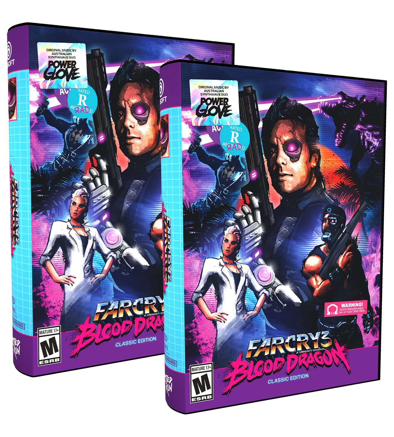 limited-run-far-cry-3-blood-dragon-ps4-spiel-vhs-edition-cyber-shooter image 1