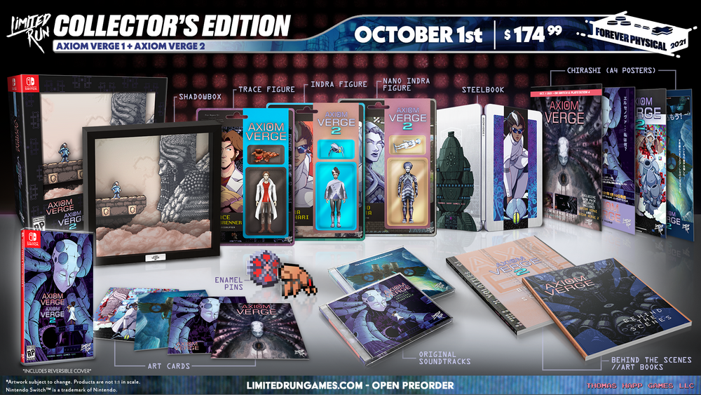 limited-run-axiom-verge-1-2-double-pack-switch-spiel-collector-s-ed image 2
