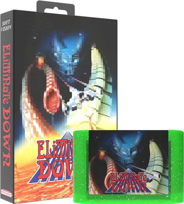 limited-run-eliminate-down-genesis-modul-collector-s-cartridge image 1