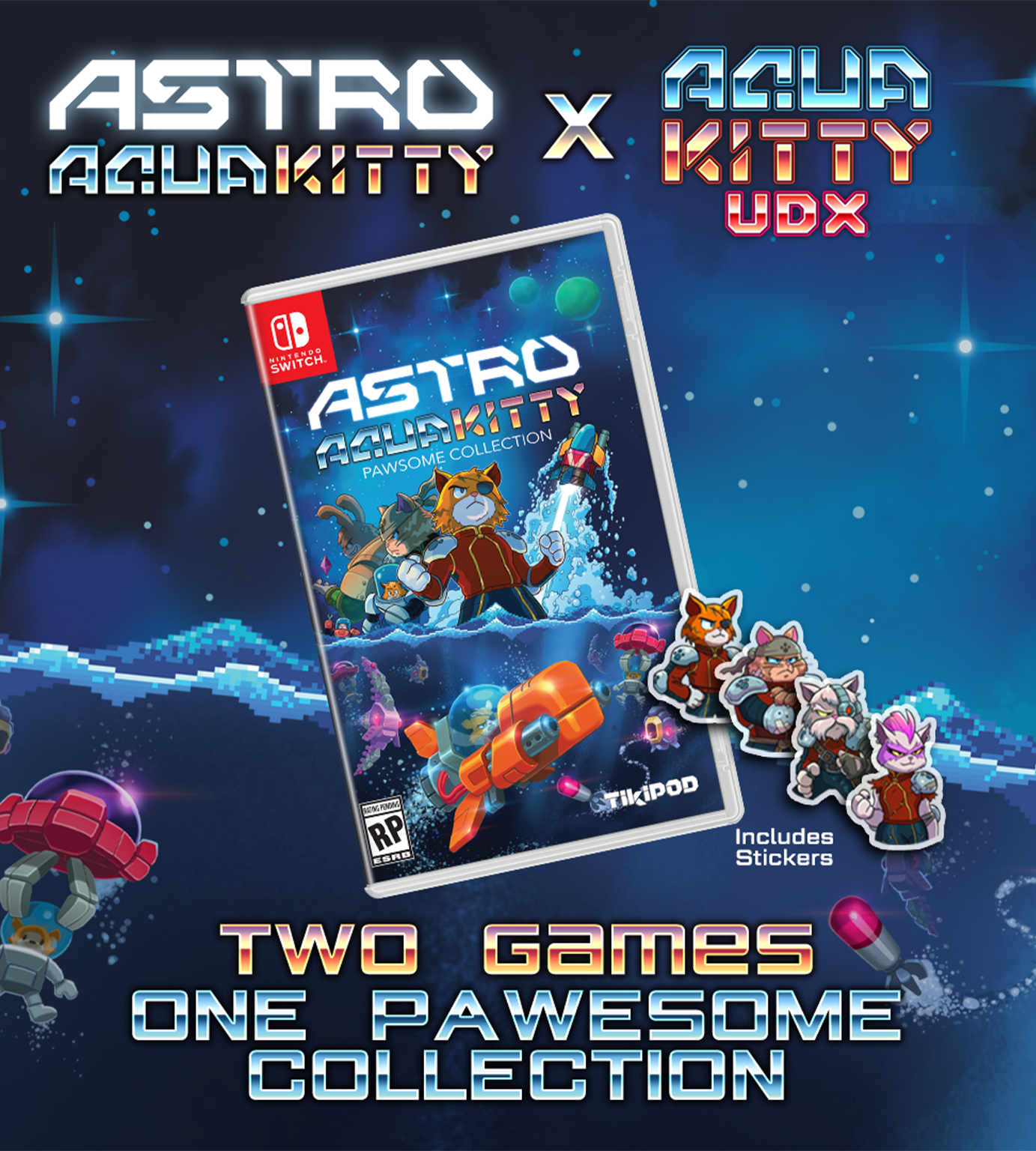 limited-run-games-astro-aqua-kitty-switch-spiel-collection image 2