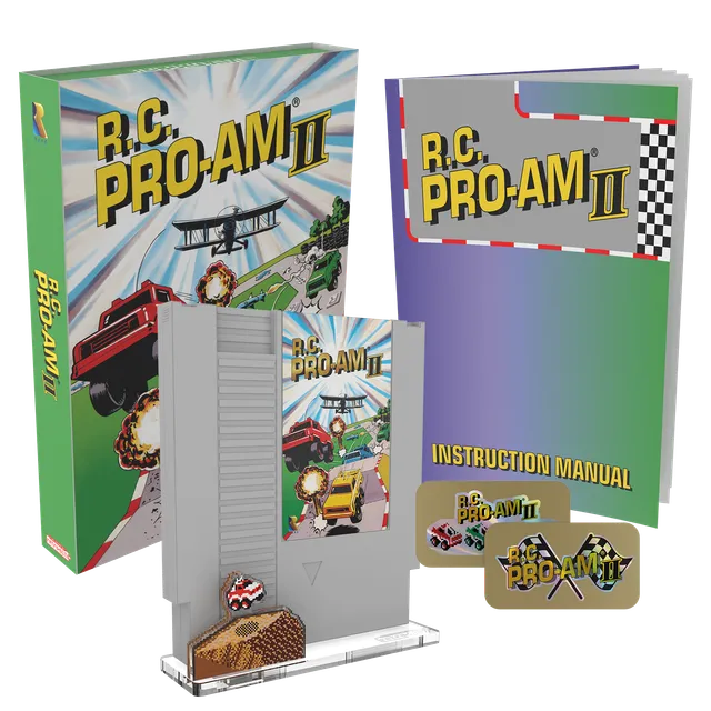 r-c-pro-am-ii-nes-retro-cartridge-spiel-pal-raceway-box image 1