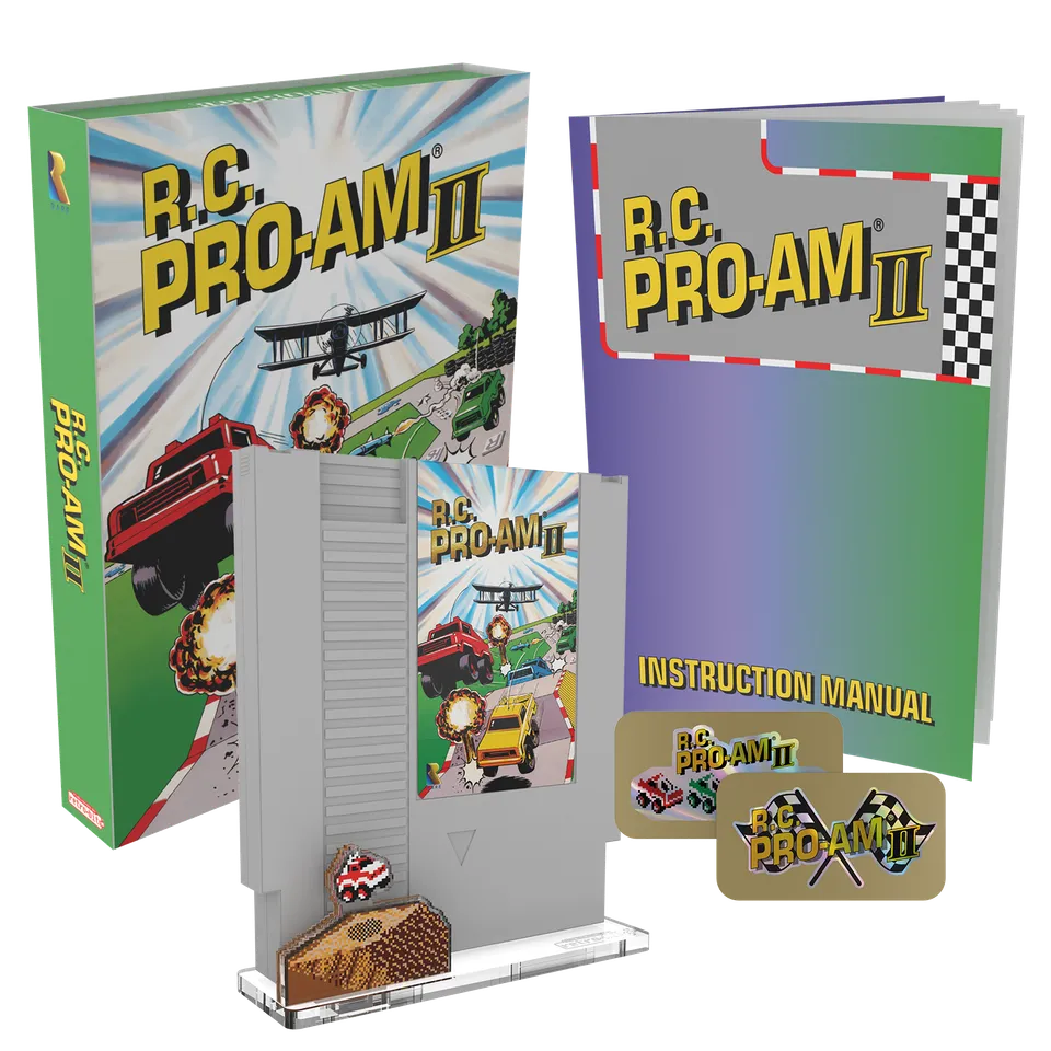 r-c-pro-am-ii-nes-retro-cartridge-spiel-pal-raceway-box image 1