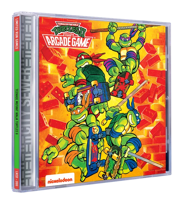 limited-run-games-turtles-ii-arcade-game-cd-soundtrack image 1