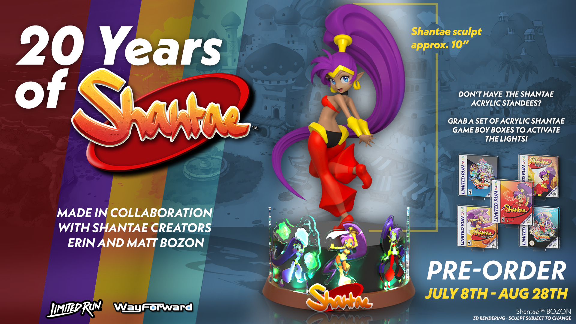 limited-run-shantae-20th-anniversary-statue-figur-bundle image 3