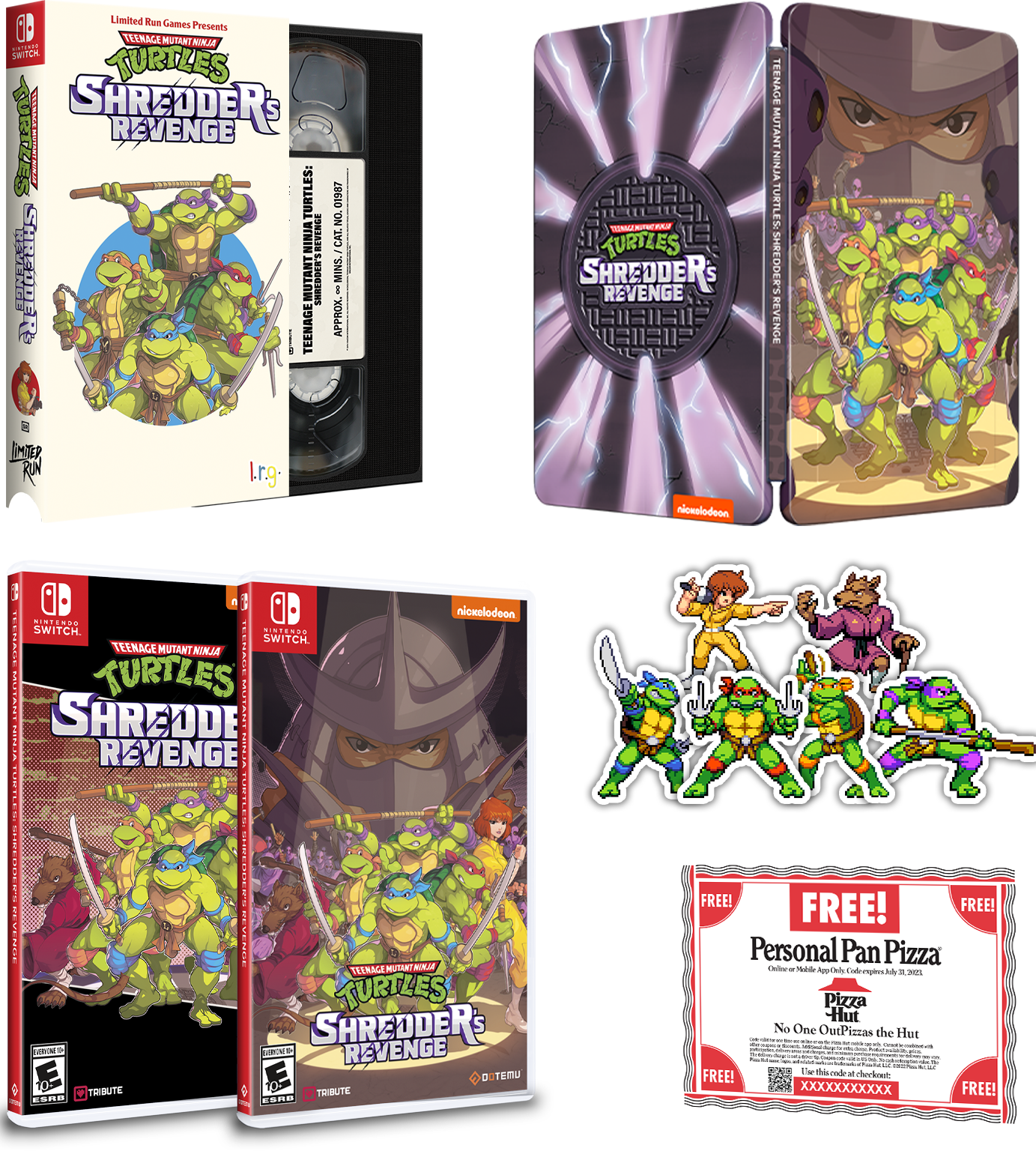 limited-run-tmnt-shredder-s-revenge-classic-edition-switch-spiel image 2