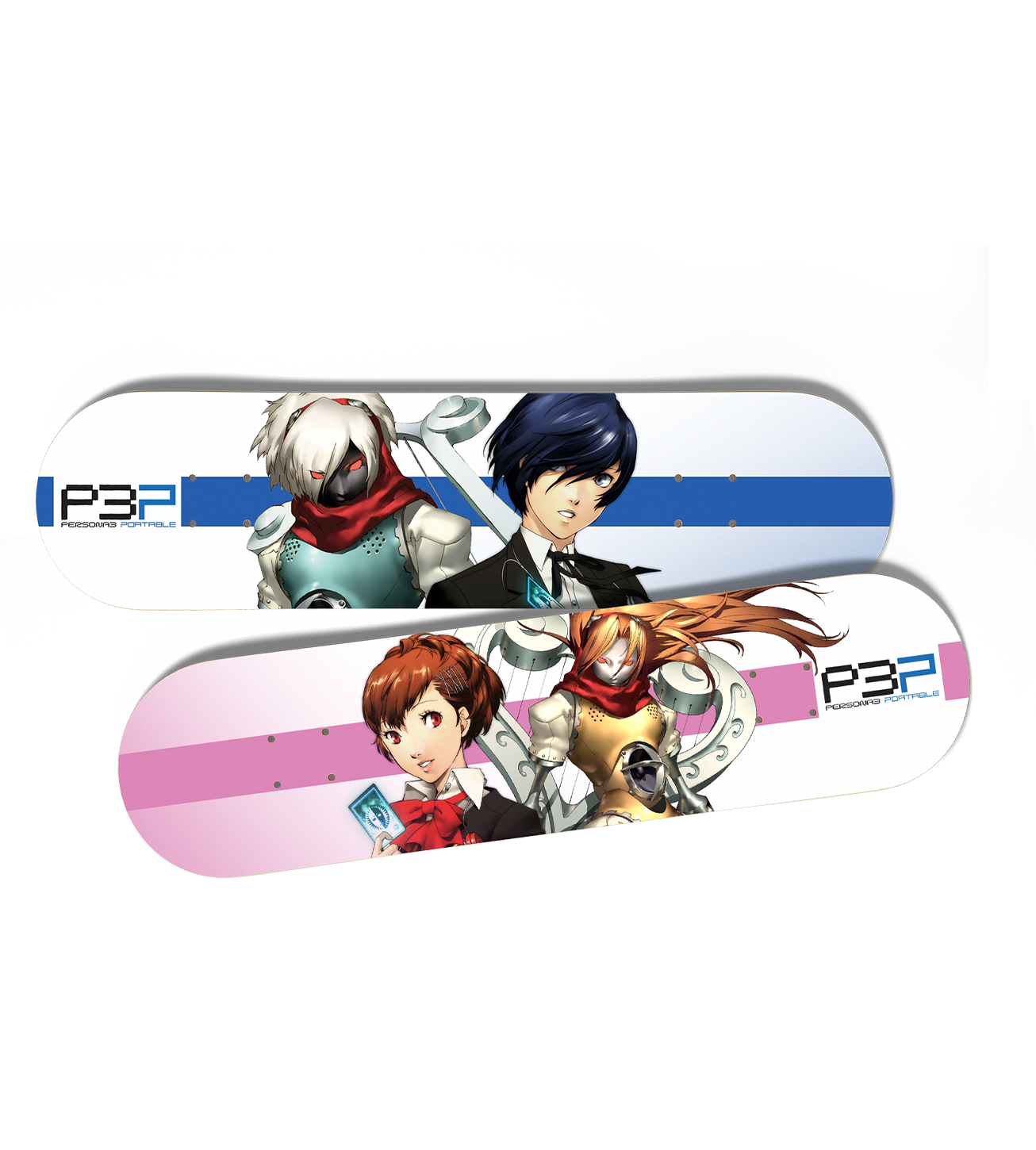 limited-run-persona-3-portable-skateboard-deck-male-protagonist image 1