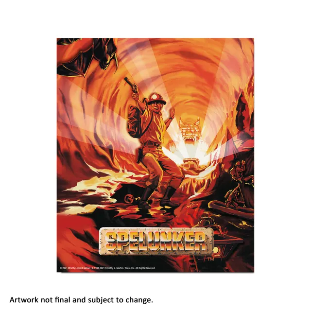 strictly-limited-spelunker-hd-retro-art-card-alu-14x17-limitiert image 1