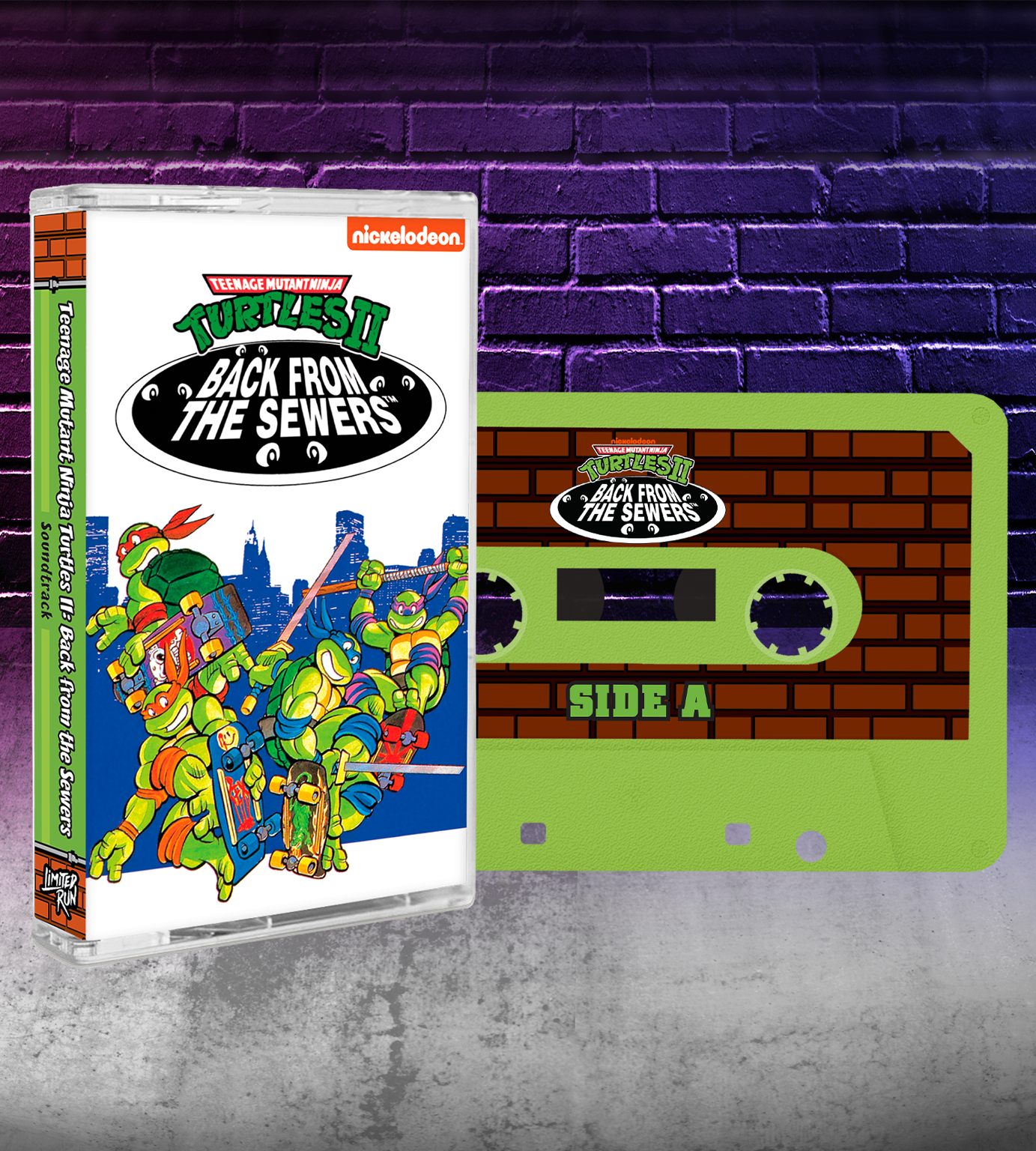 limited-run-tmnt-ii-back-from-the-sewers-kassette-soundtrack image 2