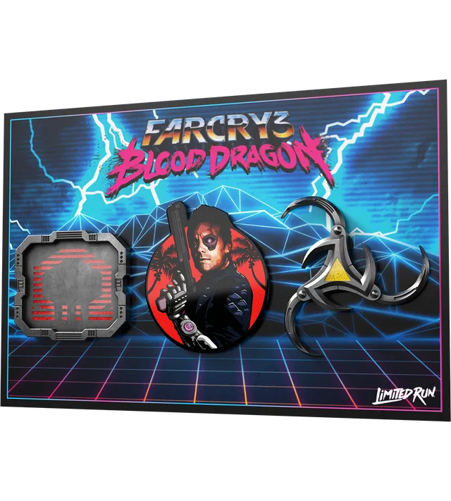 far-cry-3-blood-dragon-pin-set-emaille-pins-metall image 1