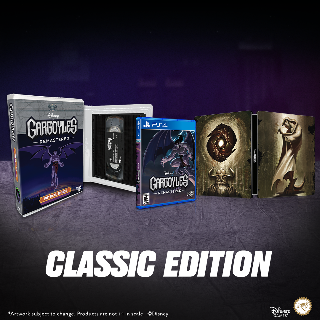 limited-run-gargoyles-remastered-classic-edition-ps4-spiel-steelbook image 2