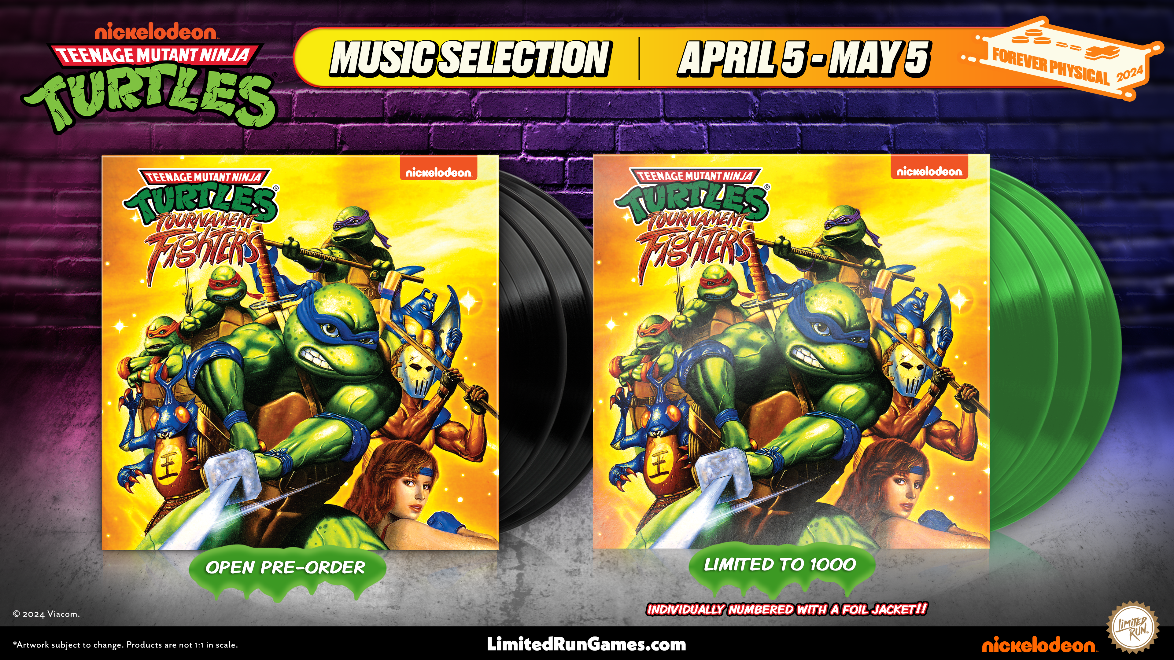 limited-run-tmnt-tournament-fighters-vinyl-green-ooze-edition image 5