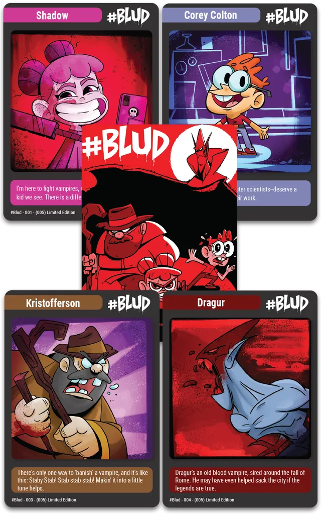 super-rare-games-tc-129-blud-trading-cards-booster-pack image 1