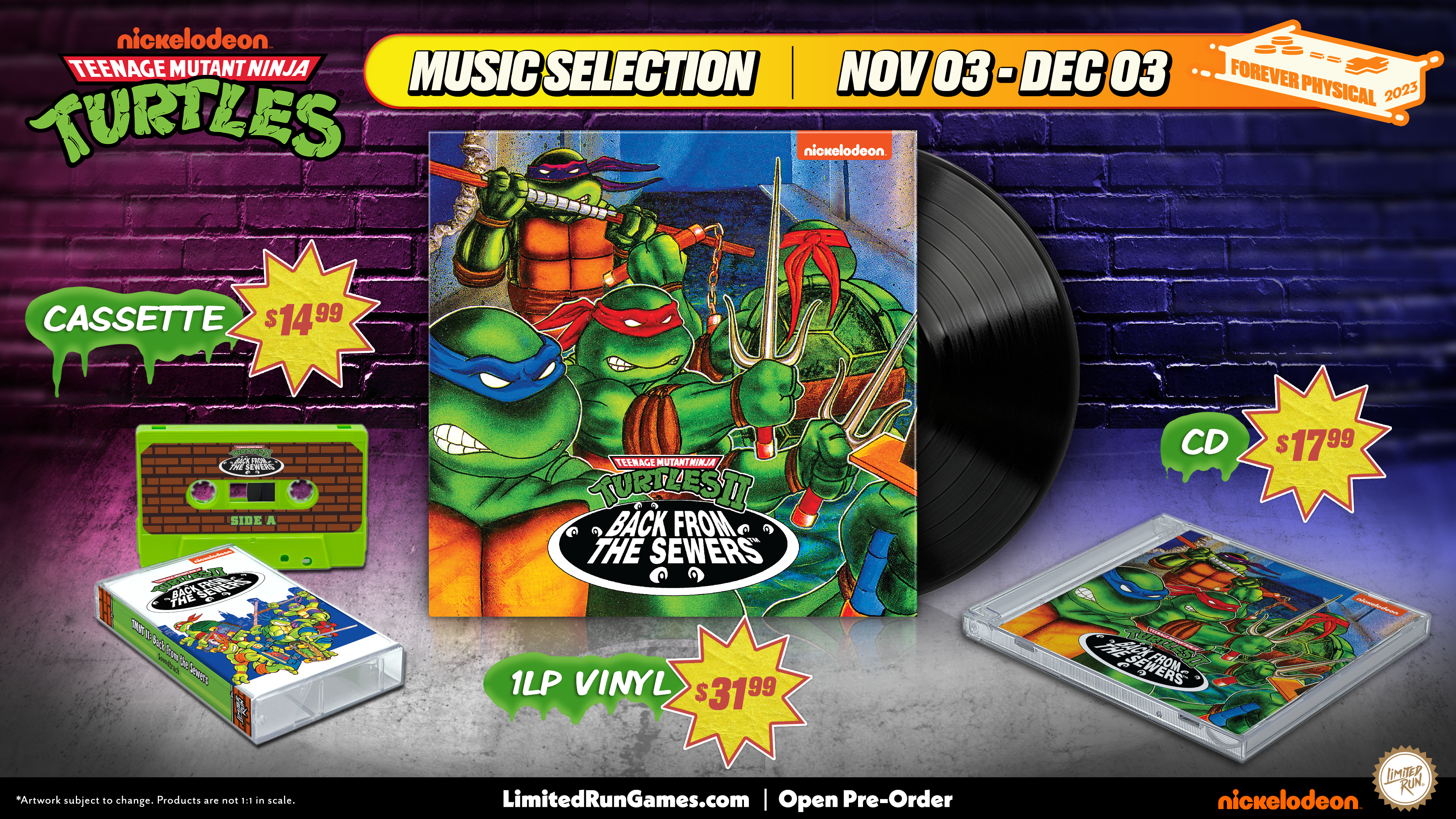 limited-run-tmnt-ii-back-from-the-sewers-kassette-soundtrack image 3