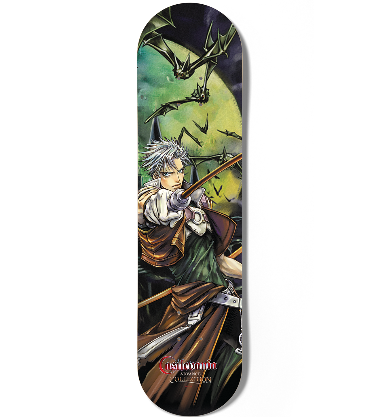 limited-run-castlevania-advance-skateboard-deck-foil-merch image 1