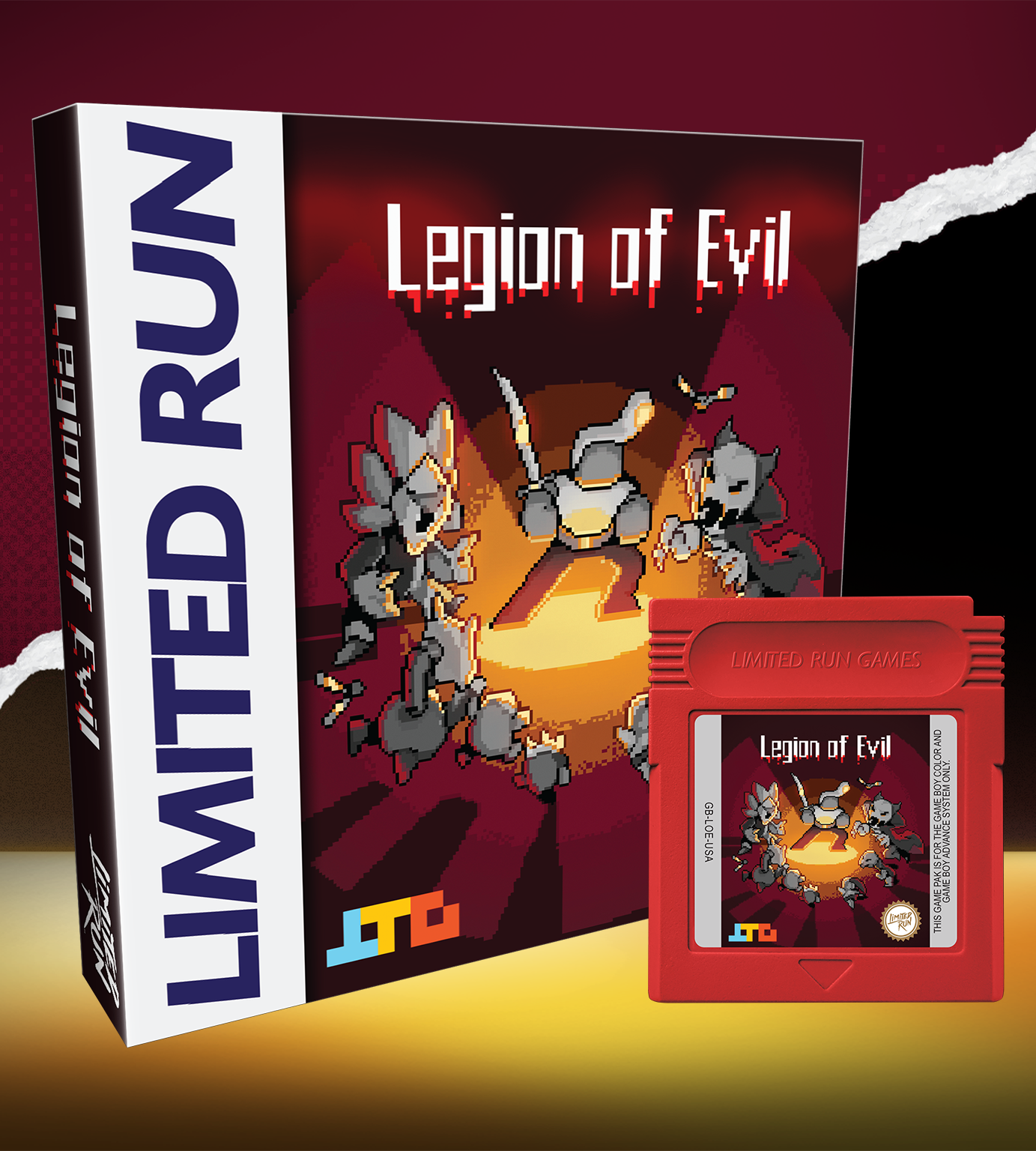 limited-run-legion-of-evil-game-boy-spiel-cartridge-standard image 2