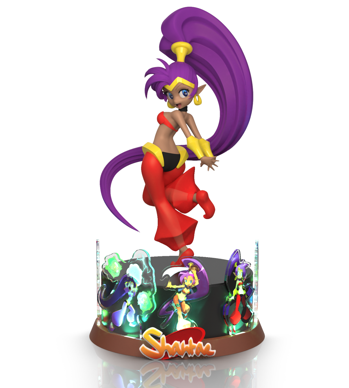 limited-run-shantae-20th-anniversary-statue-figur-bundle image 1