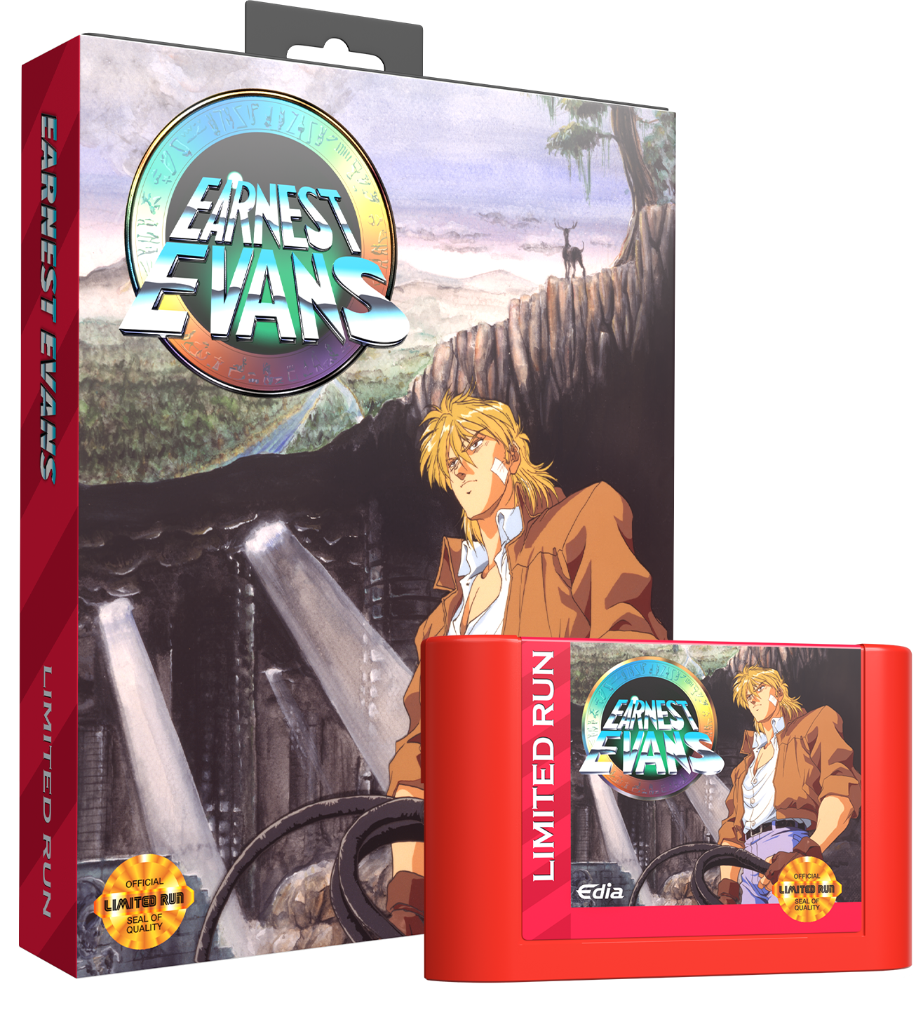 limited-run-earnest-evans-genesis-spiel-collector-s-edition-modul image 1