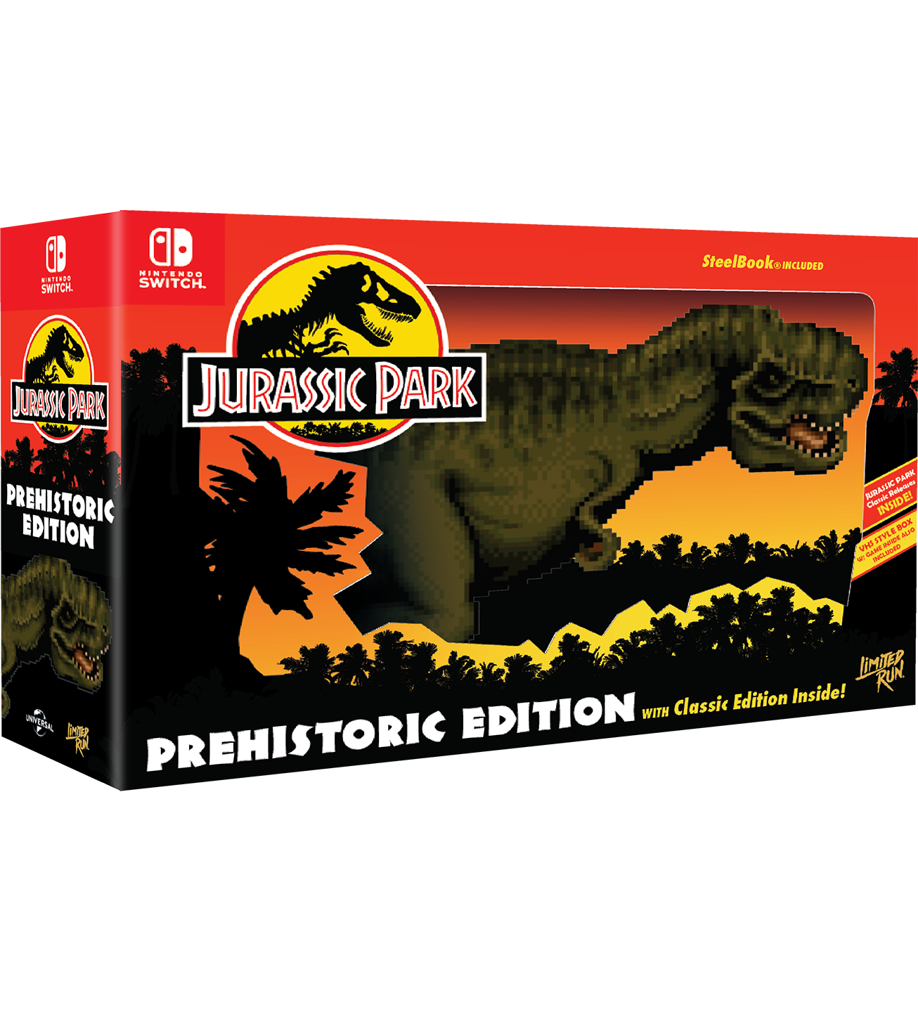 limited-run-jurassic-park-prehistoric-edition-switch-steelbook image 1