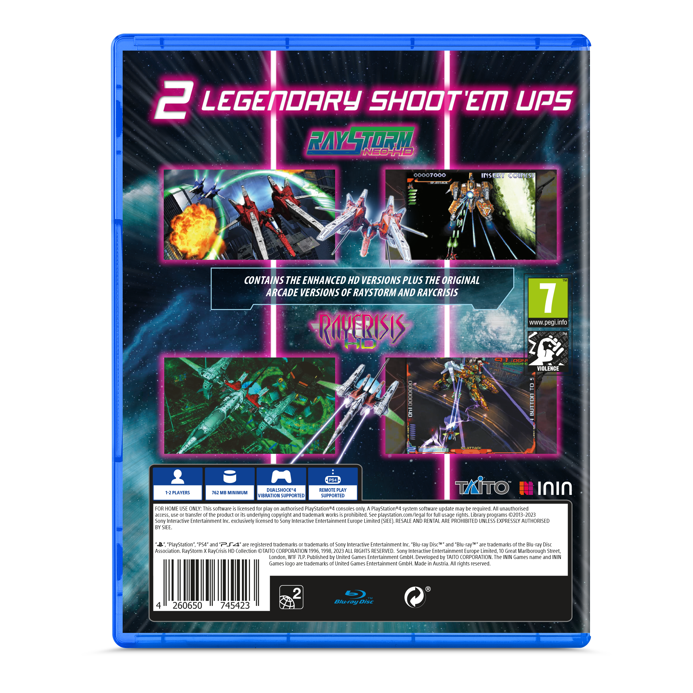 inin-games-raystorm-x-raycrisis-hd-collection-ps4-spiel-standard image 2