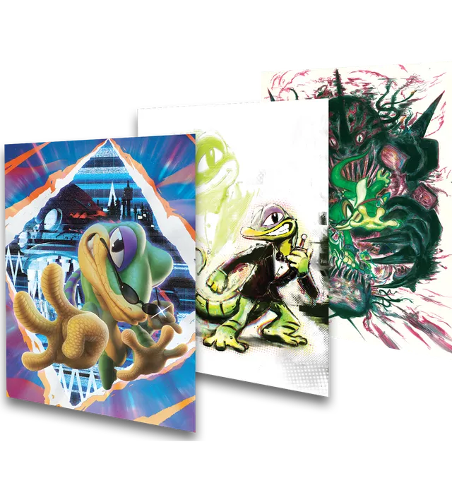 limited-run-gex-trilogy-kunstdruck-set-3-prints image 1