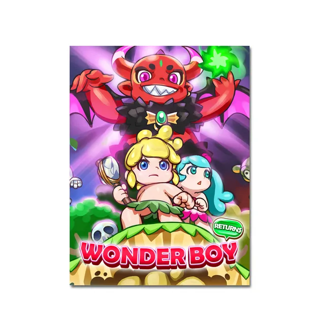 strictly-limited-wonder-boy-returns-art-card-alu-platte-nr-1 image 1