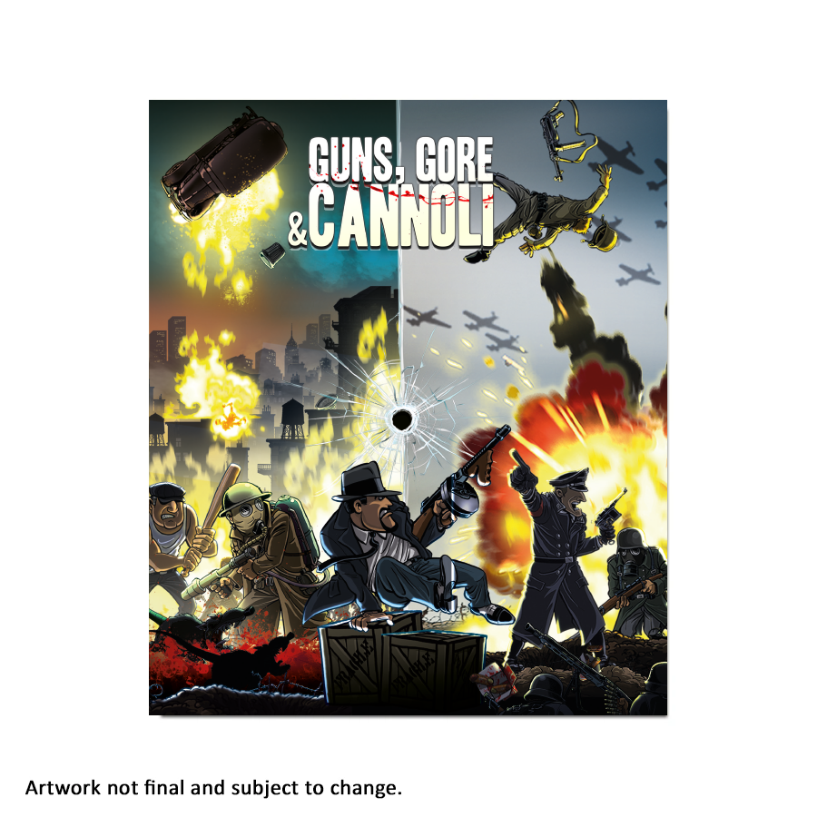 strictly-limited-guns-gore-cannoli-art-card-alu-bild-capo-dei-capi image 1