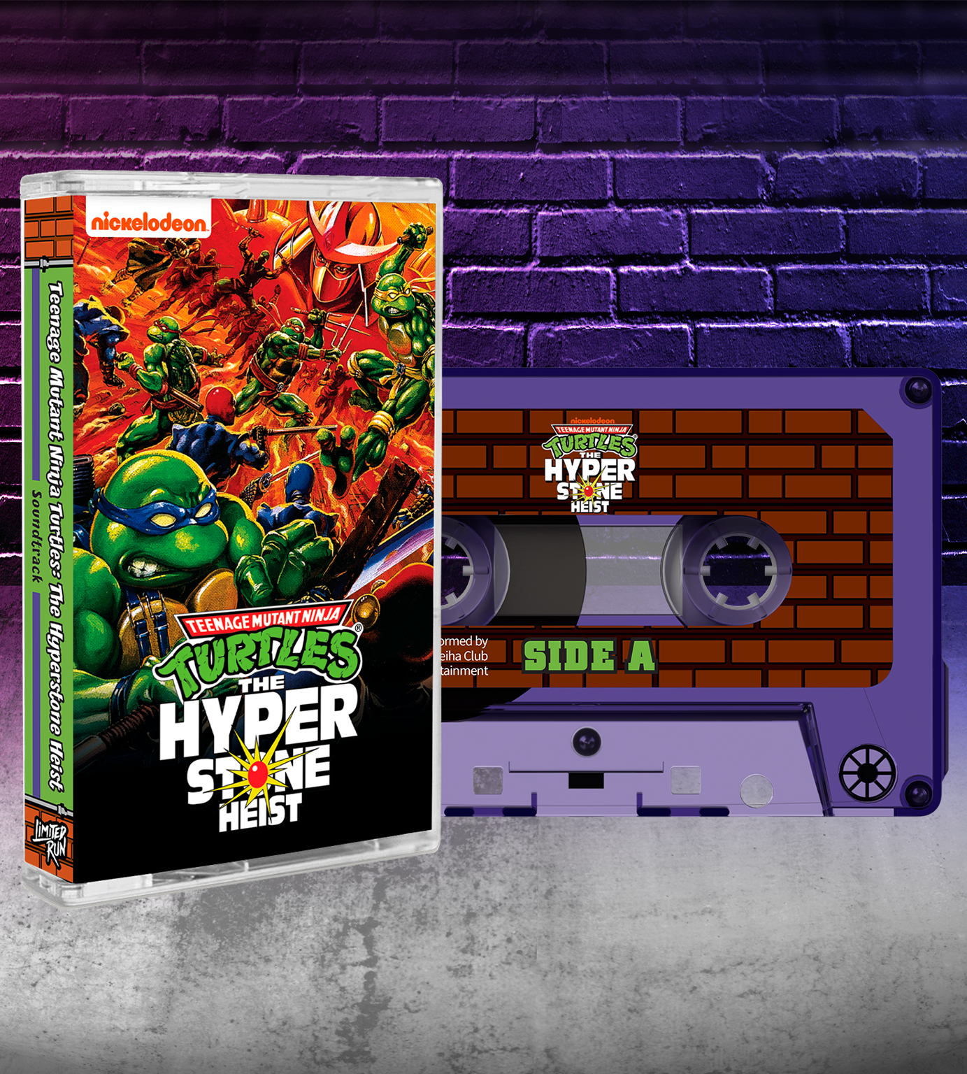 limited-run-tmnt-hyperstone-heist-kassette-soundtrack-tape image 2