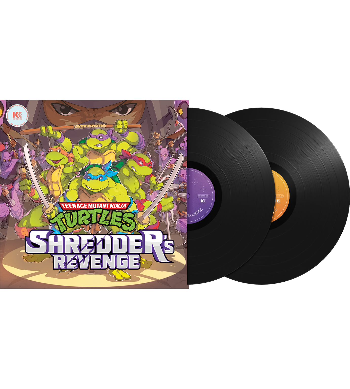 tmnt-shredder-s-revenge-2lp-vinyl-soundtrack-gatefold image 2