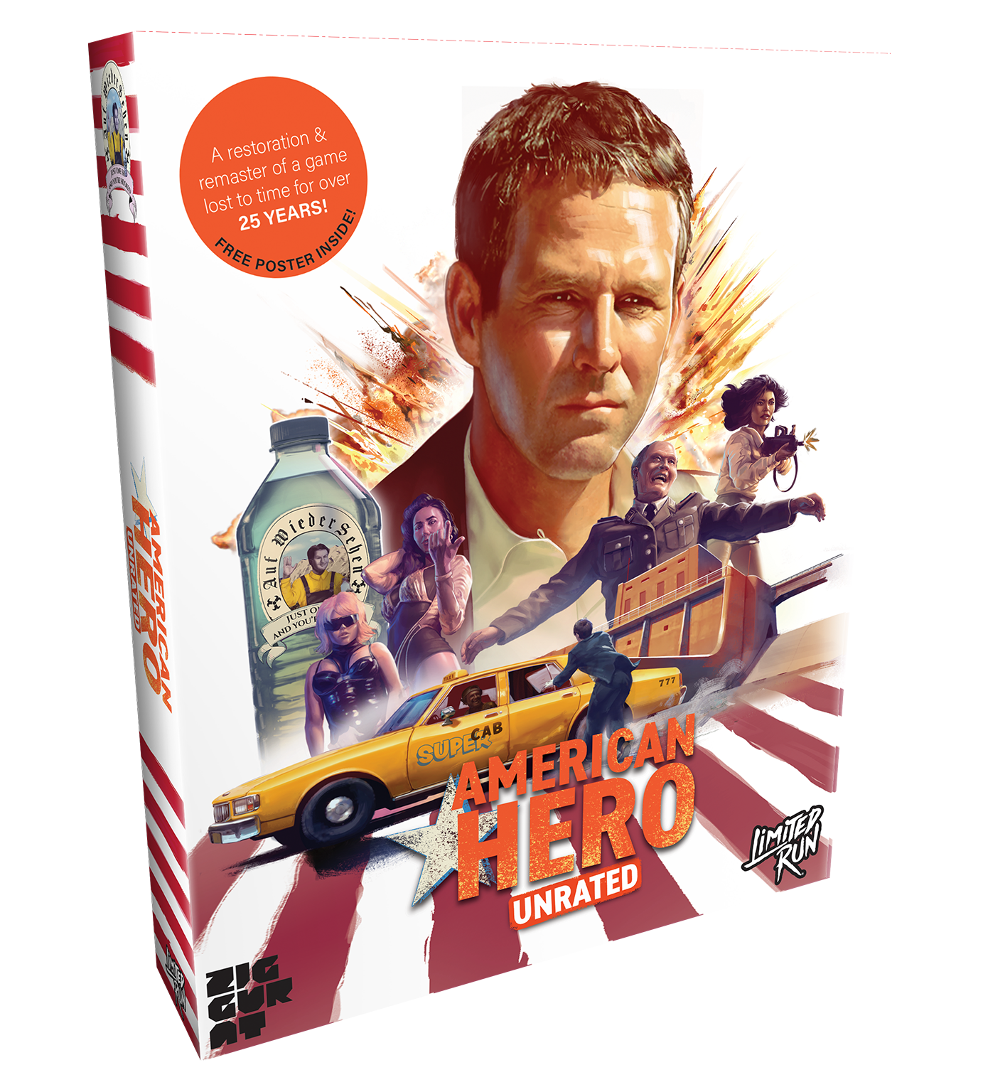 limited-run-games-american-hero-unrated-pc-spiel-sammleredition-fmv image 1