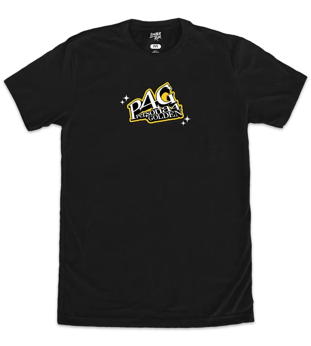 limited-run-games-persona-4-golden-logo-t-shirt-gr-e-l image 1