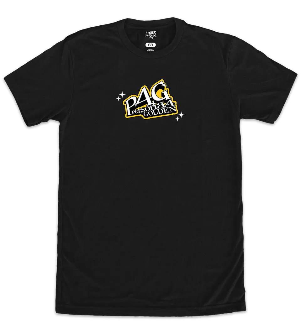 limited-run-games-persona-4-golden-logo-t-shirt-gr-e-l image 1