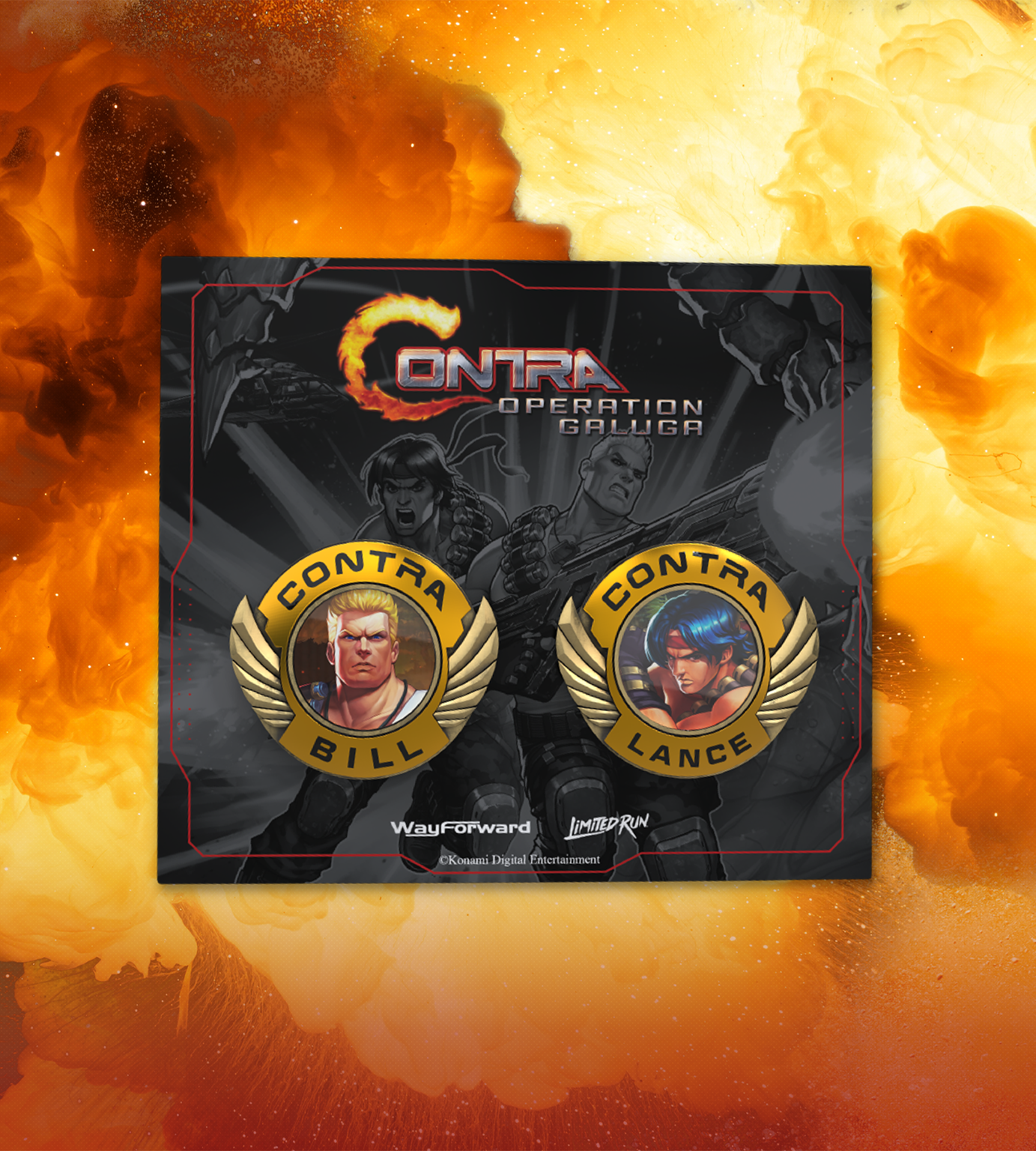 limited-run-contra-operation-galuga-pin-set-merch image 2