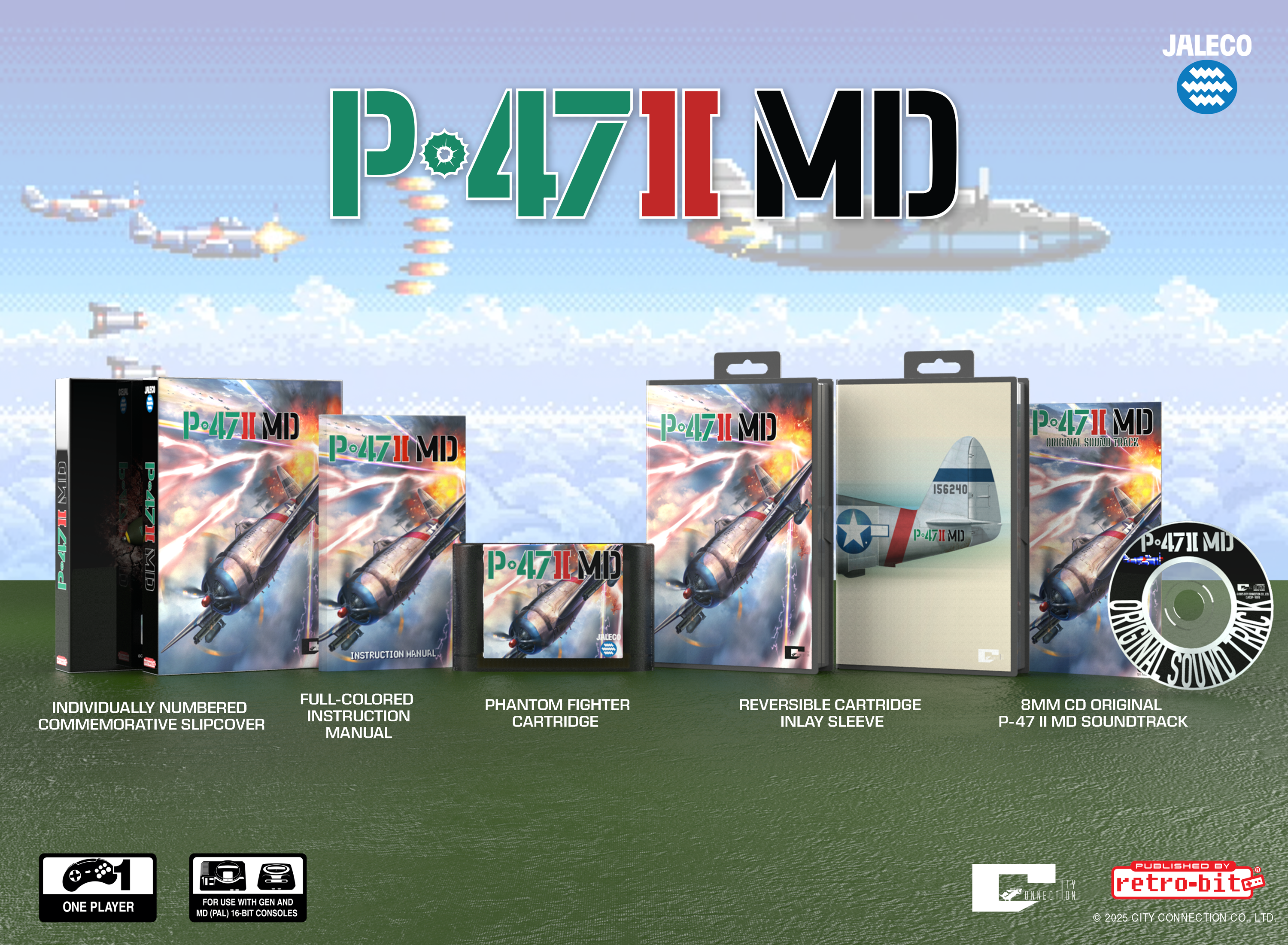 strictly-limited-games-p-47-ii-limited-edition-mega-drive-modul-shoot-em-up image 2