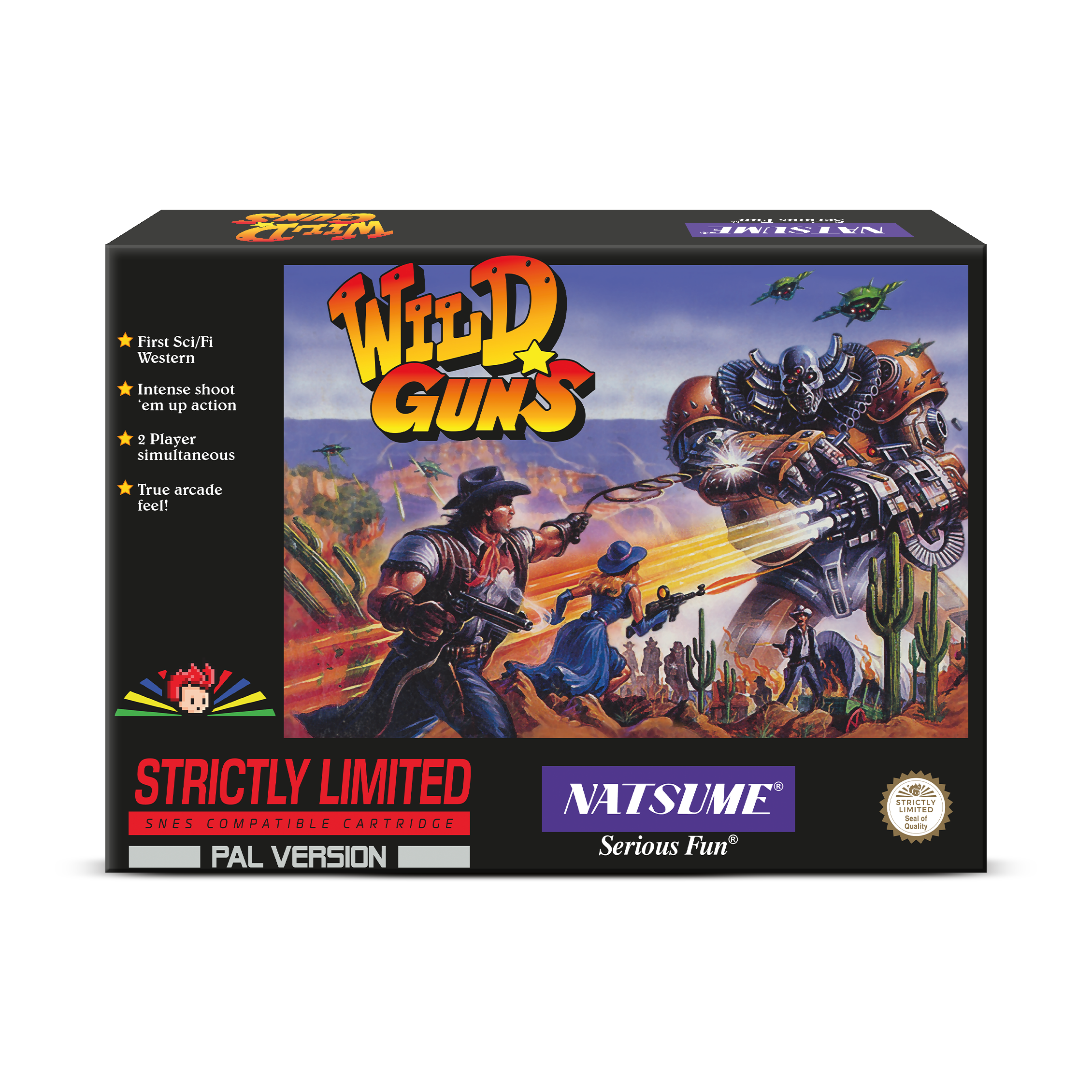strictly-limited-wild-guns-snes-modul-limited-edition-pal-shooter image 1
