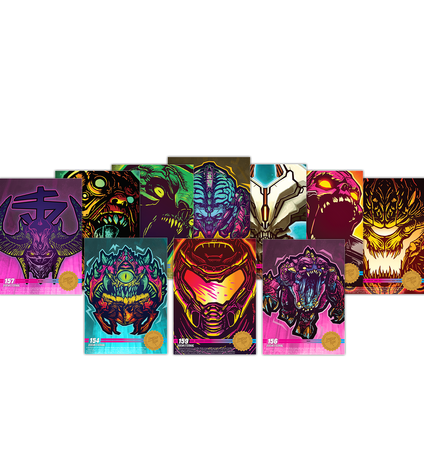 doom-eternal-trading-card-set-sammelkarten-serie-3-10-stk image 1