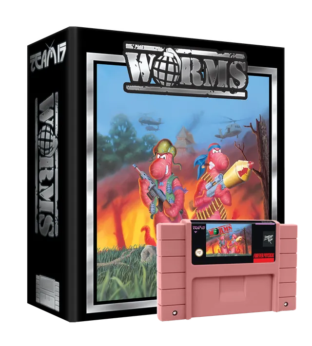 limited-run-worms-collector-s-edition-snes-spiel-grau image 1