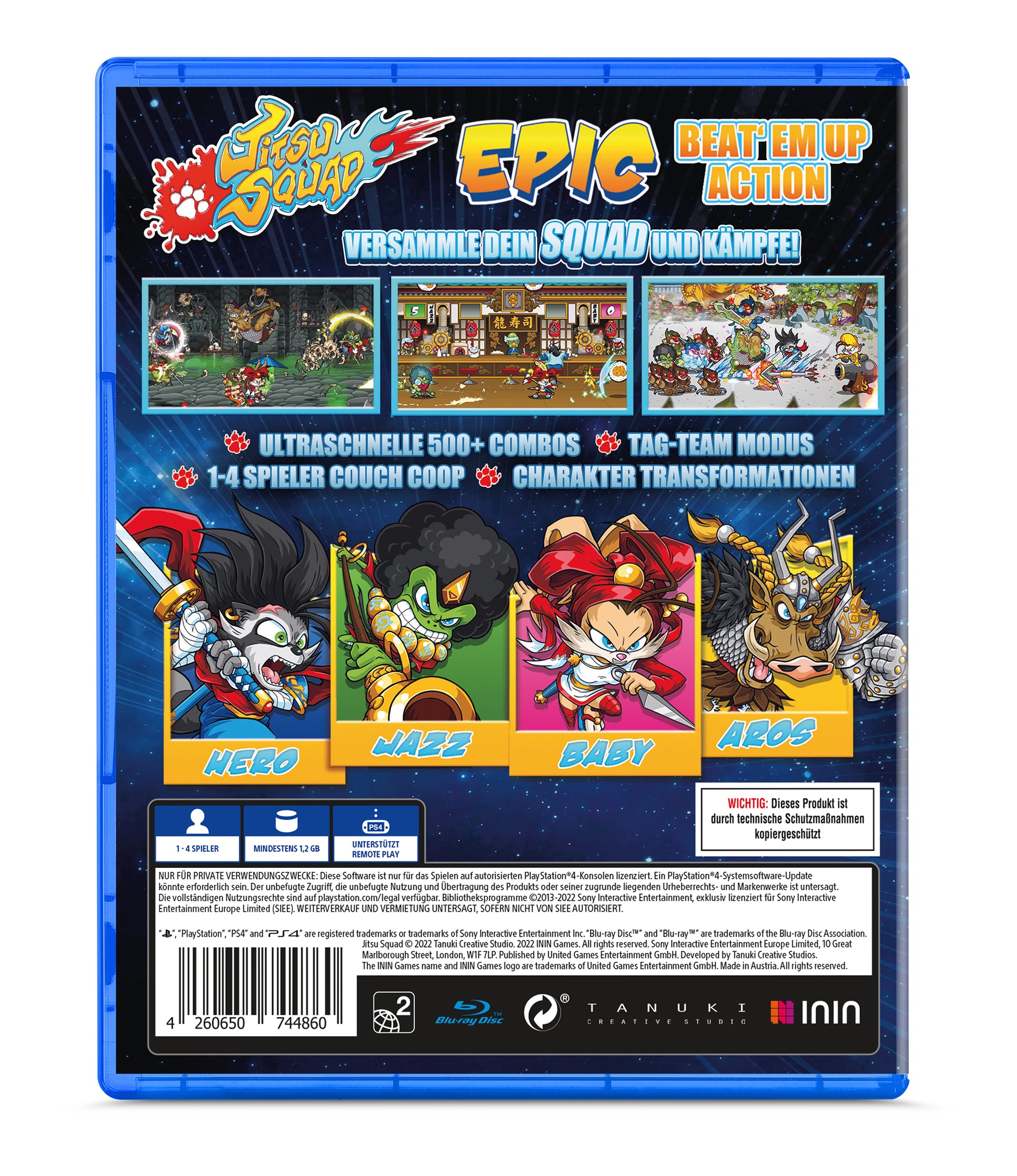 inin-games-jitsu-squad-ps4-spiel-standard-edition-beat-em-up image 2