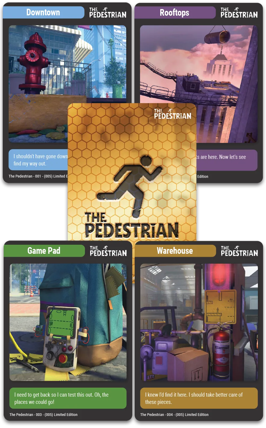 super-rare-games-tc-135-the-pedestrian-sammelkarten-booster-3-karten image 1
