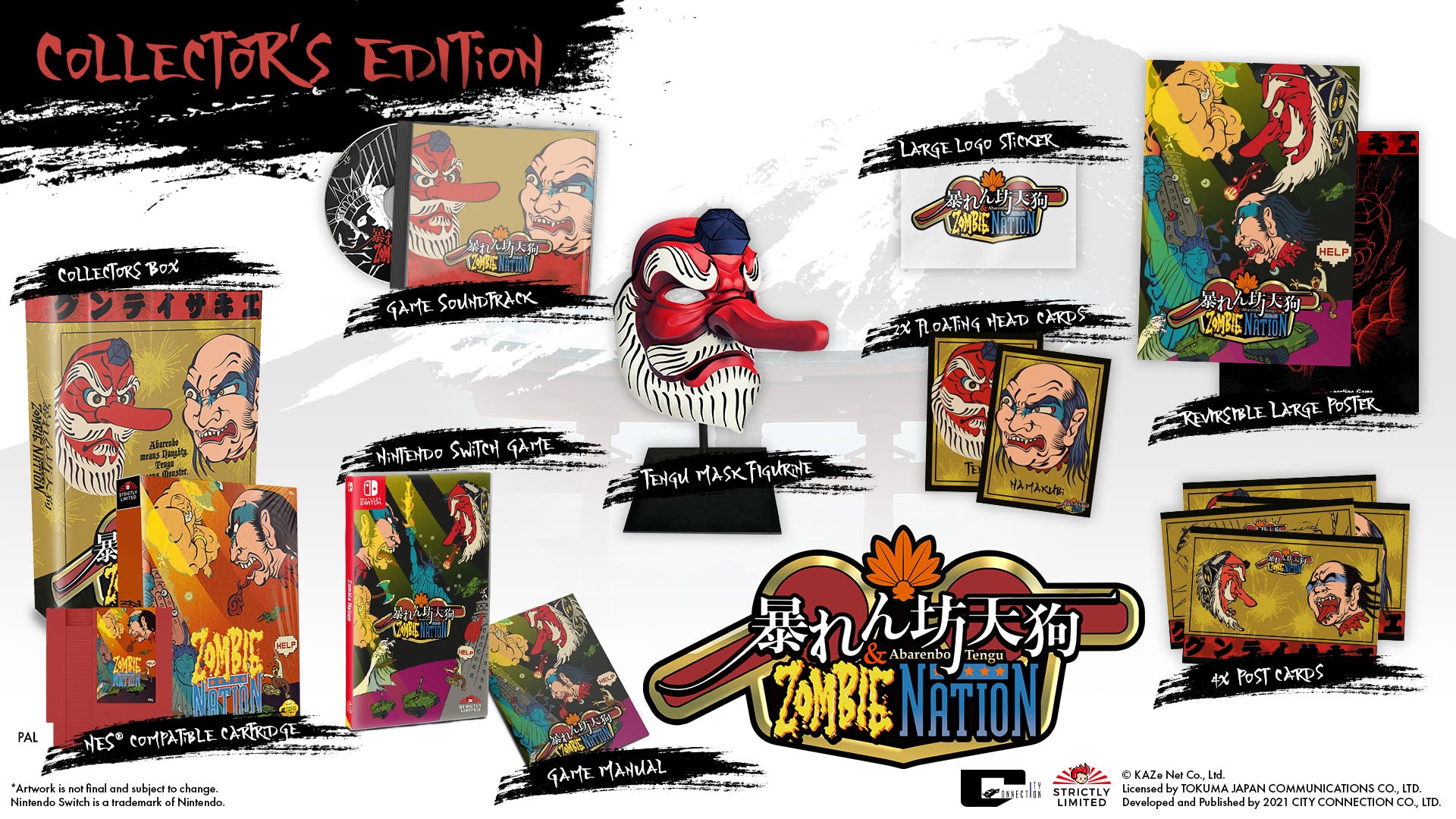 strictly-limited-abarenbo-tengu-zombie-nation-switch-spiel-nes-bundle-ce image 2