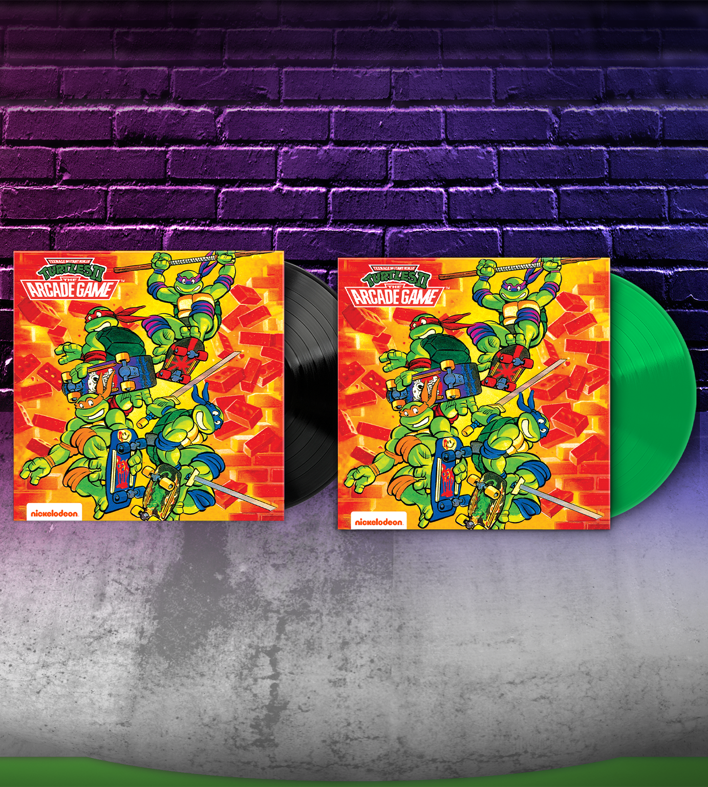teenage-mutant-ninja-turtles-ii-arcade-vinyl-schallplatte-black-vinyl image 2