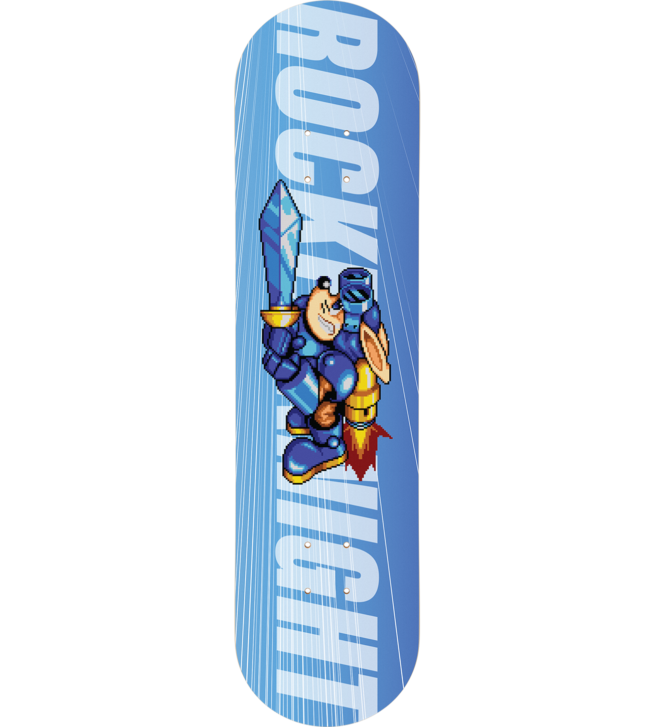 limited-run-rocket-knight-sparkster-skate-deck-skateboard image 1
