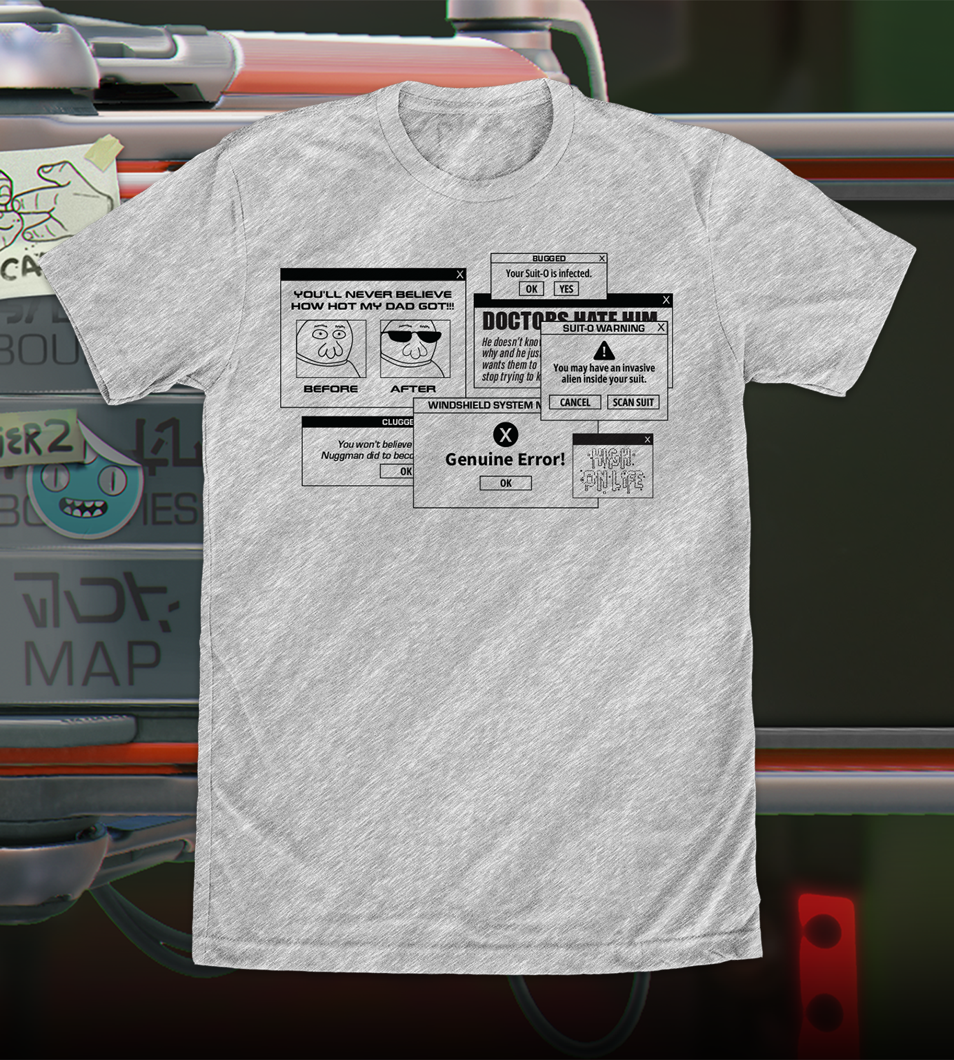 high-on-life-t-shirt-gaming-shirt-schwarz-gr-e-m image 2