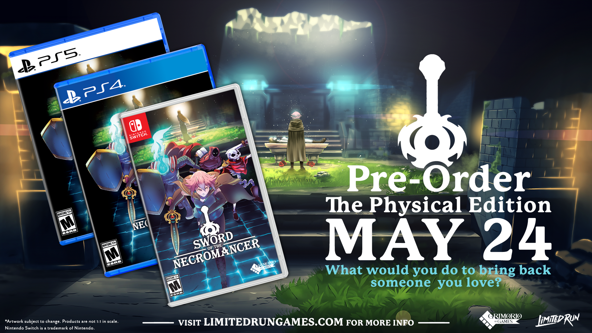 limited-run-sword-of-the-necromancer-ps4-disc-rollenspiel-standard image 3