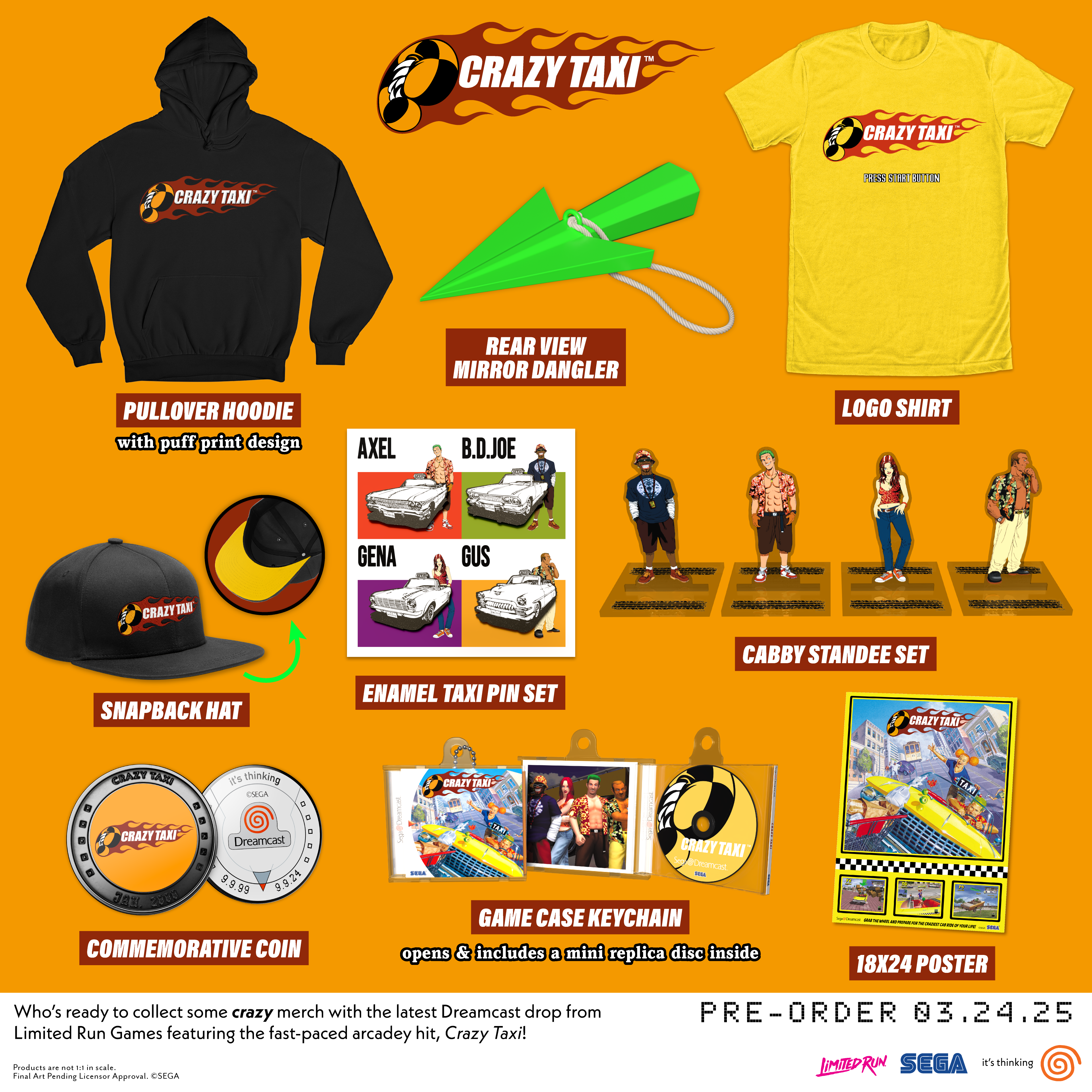 limited-run-crazy-taxi-snapback-cap-hut-schwarz-verstellbar image 2