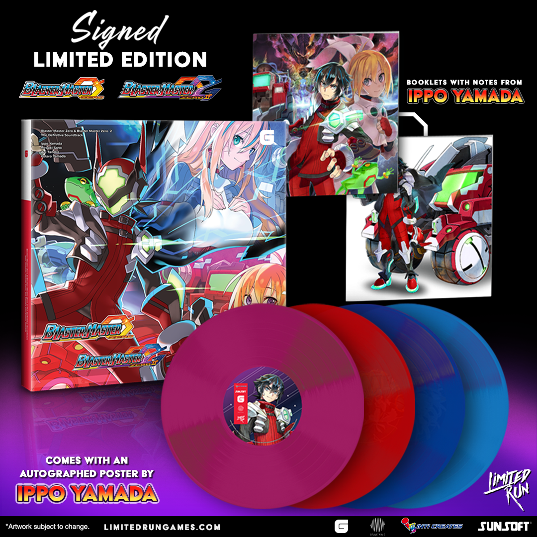 limited-run-blaster-master-zero-1-2-4lp-vinyl-soundtrack-deluxe-set-signiert image 2